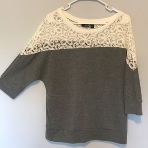 Super Soft Lace & Cotton Top